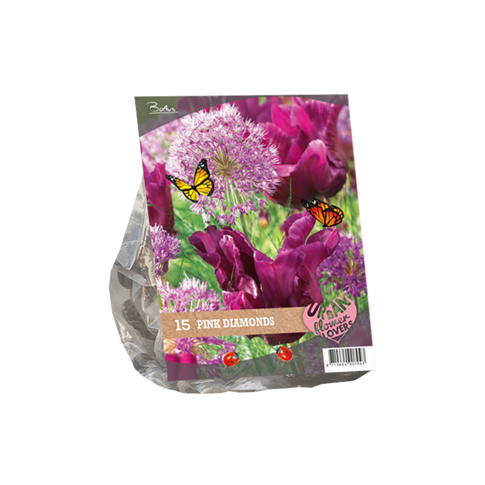 Urban Flowers - PINK DIAMONDS per 15