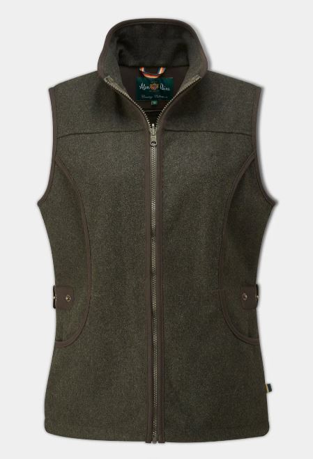 Alan Paine - Berwick Waistcoat - Dark Olive - Ladies