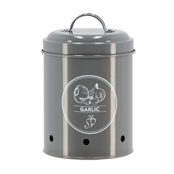 Voorraadblik knoflook - Grijs