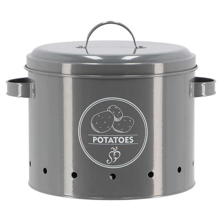 Voorraadblik aardappelen - Grijs