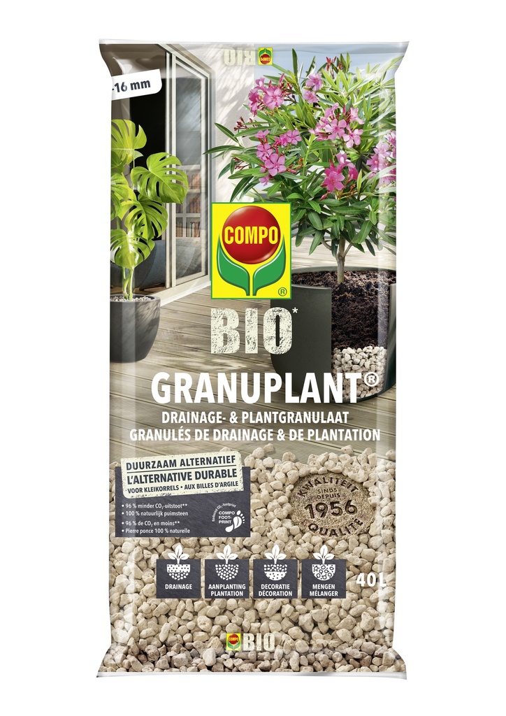 COMPO GRANUPLANT PUIMSTEENKORRELS 40 L