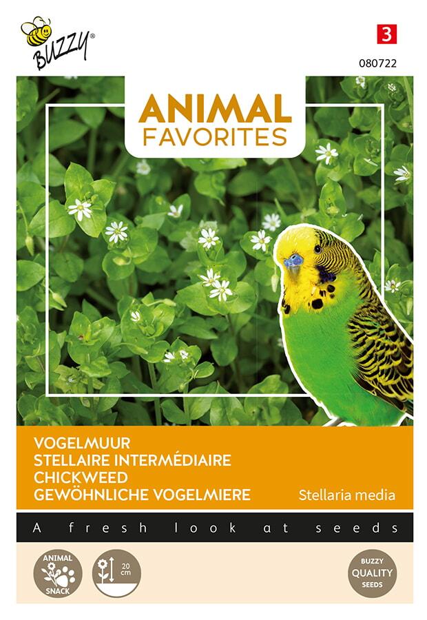 Animal Favorites Vogelmuur, siervogels en kippen - ca 2g