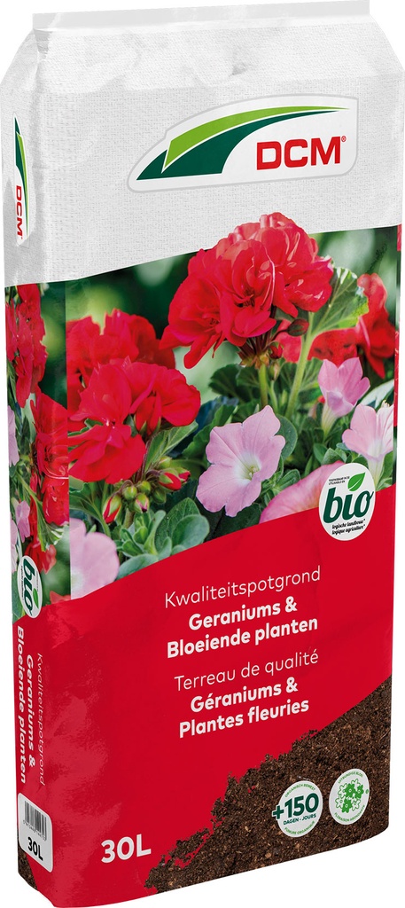 DCM Potgrond Geraniums & Bloeiende planten - 30L