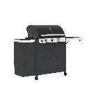 Barbecook Stella 3221 gasbarbeque zwart met lades 174x59x119cm