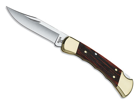 Buck 110 Folding Hunter Finger Grooved