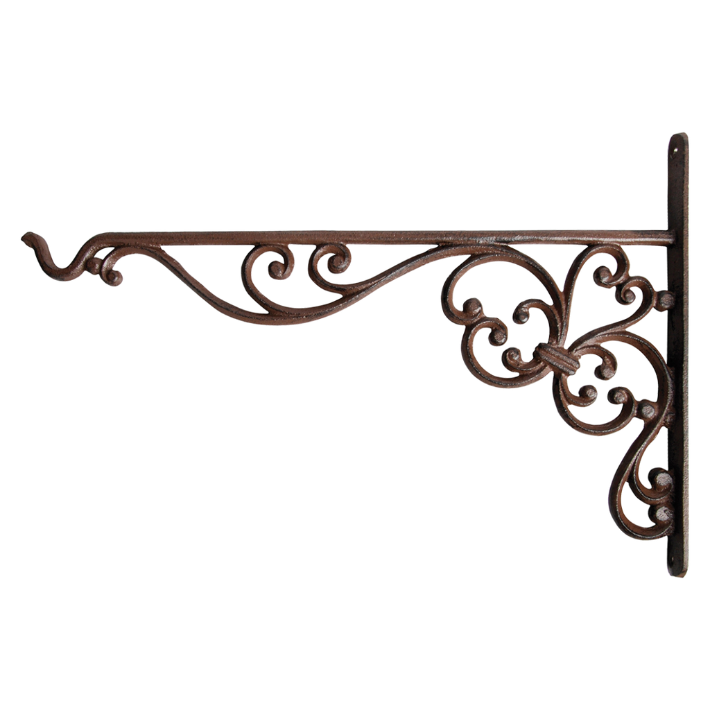 Gietijzeren hanging basket haak L