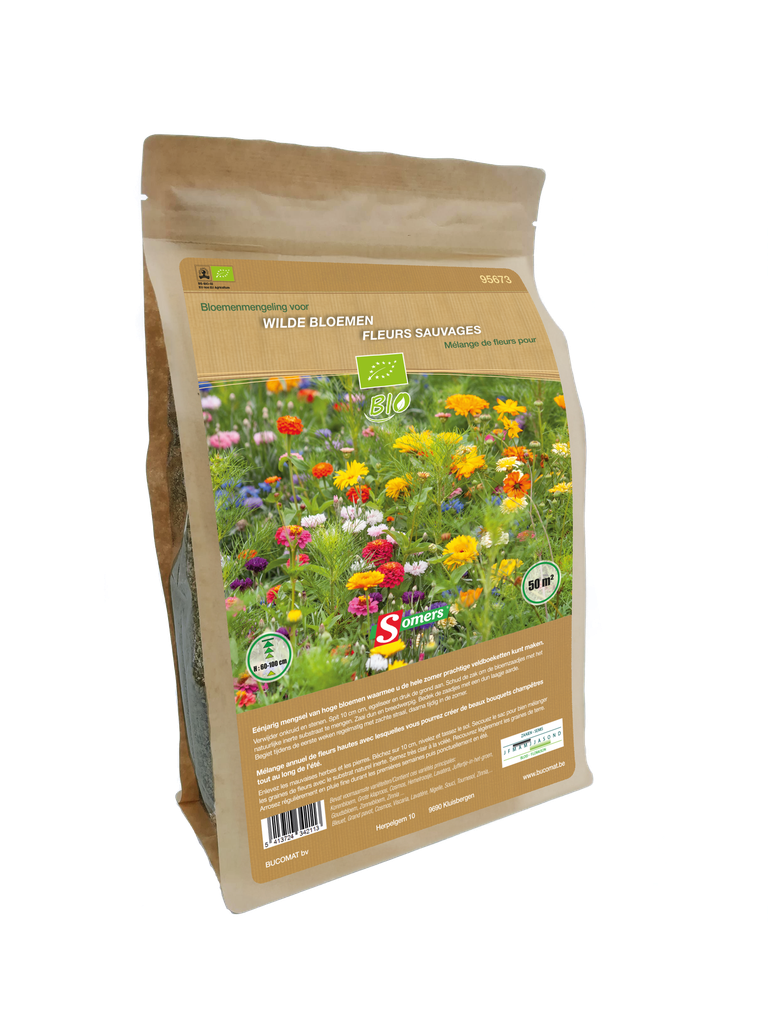 Bloemenmengsel Wilde Bloemen Bio - ca 50m²