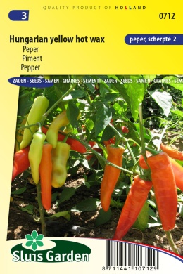 Peper Hungarian Yellow Hot Wax - ca 25 z
