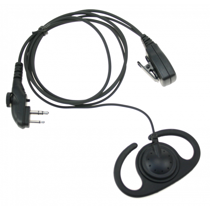 Hytera adjustable earphone + micro - 2pin