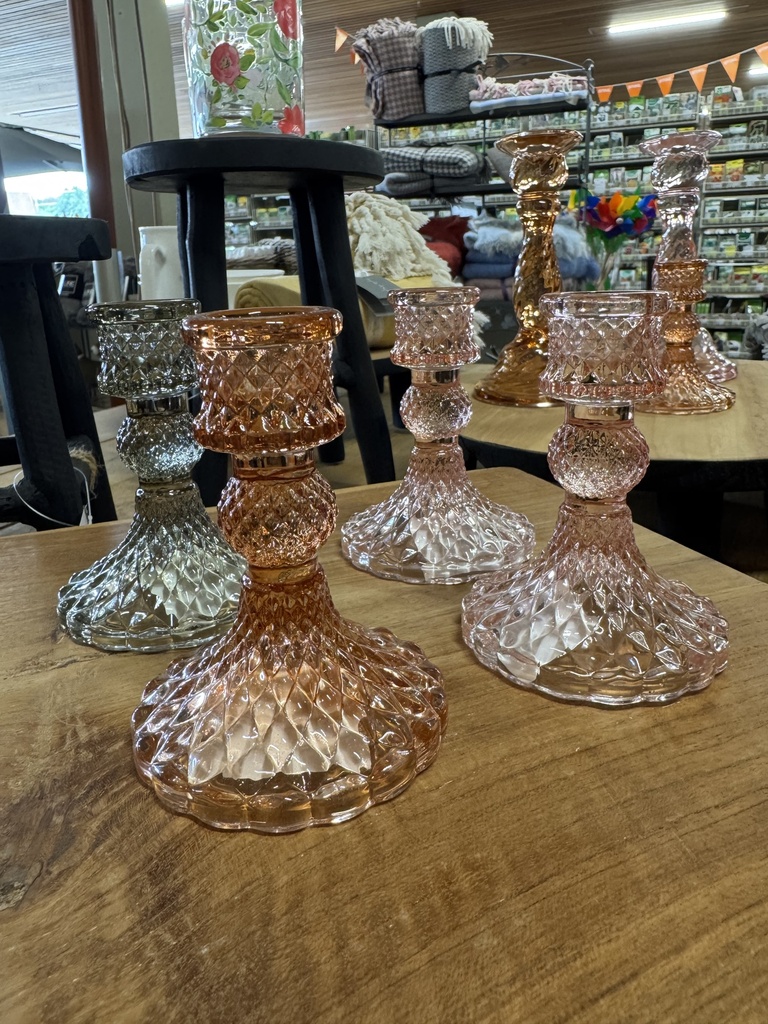 Glazen Kandelaar Klein - 1 st