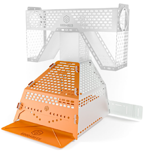 Bijenkastbescherming + Dubbele Vangkorf