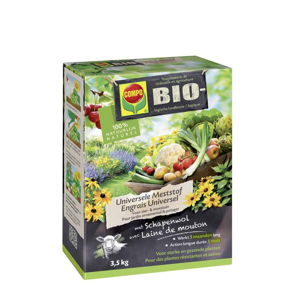 COMPO Bio Meststof Universeel - 3,5 kg