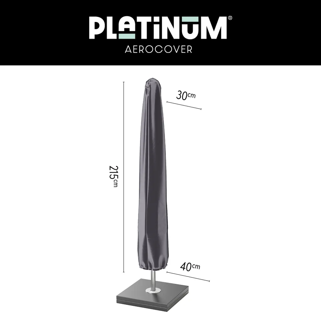 Center Pole Parasol Cover - H215x30/40