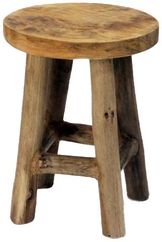 [VDL-301108] Krukje natural teak - 20 x 27 cm