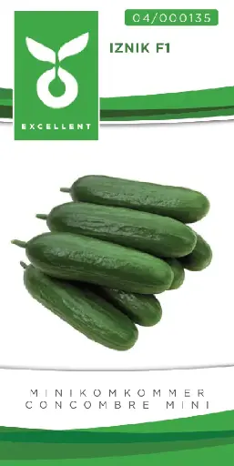 [04-000135] Minikomkommer IZNIK F1 - ca 10 z