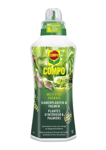 [11-007322] COMPO Vloeibare Meststof Kamerplanten & Palmen - 1L