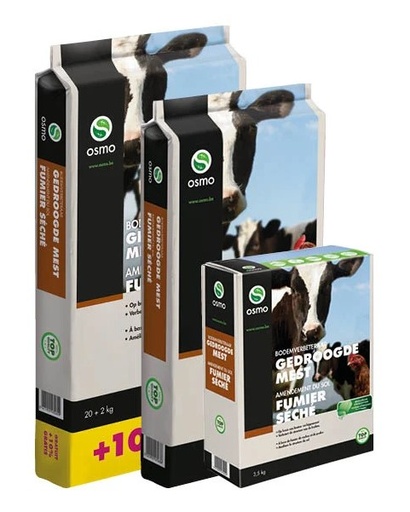 [11-007106] OSMO Gedroogde mest van koeien en kippen - 3,5 kg