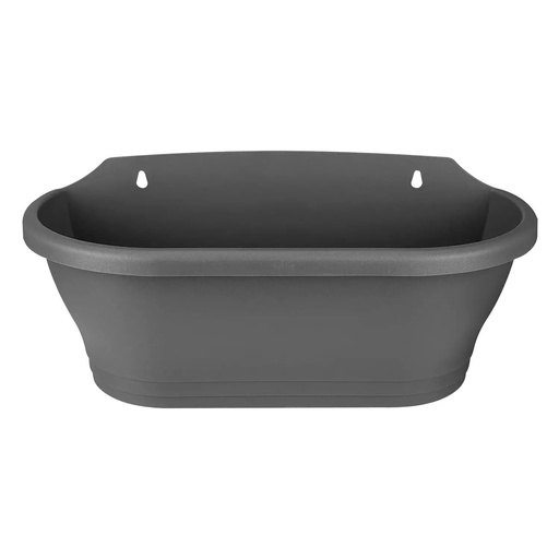 [ELHO-37563] Bloembak CORSICA WALL BASKET MEDIUM antraciet - 39x17x19
