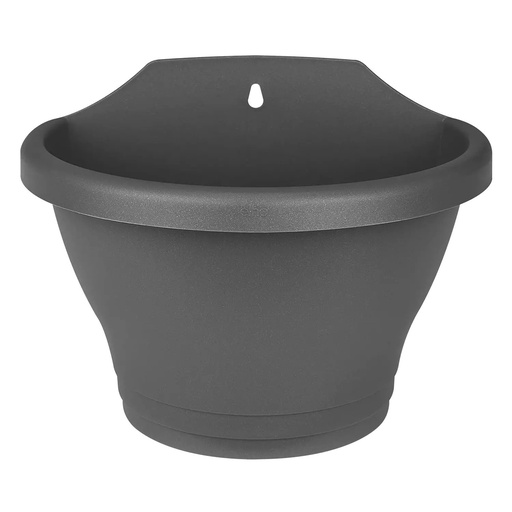 [ELHO-37561] Bloembak CORSICA WALL BASKET SMALL antraciet - 25x16x19