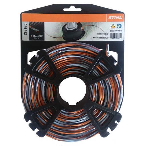 [0000-930-4305] STIHL hightech maaidraad CF3 PRO kruisvormig 3.0mm x 43m