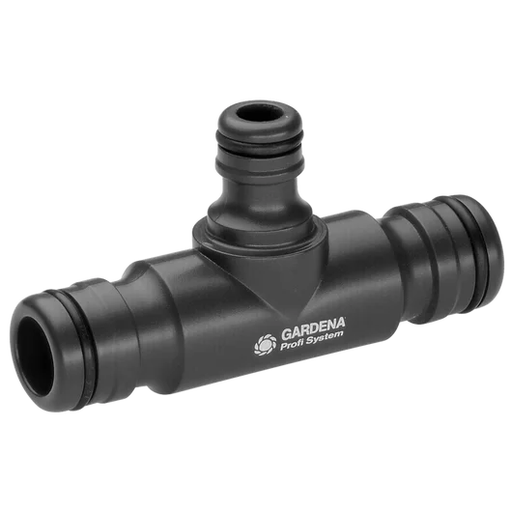 [GAR-2835-20] Gardena Professional System T-stuk, 2-weg verdeler, 1 ingang, 2 uitgangen 
