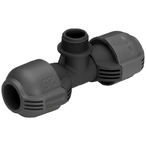 [GAR2787-20] GARDENA T-stuk 25 mm x 3/4" buitendraad