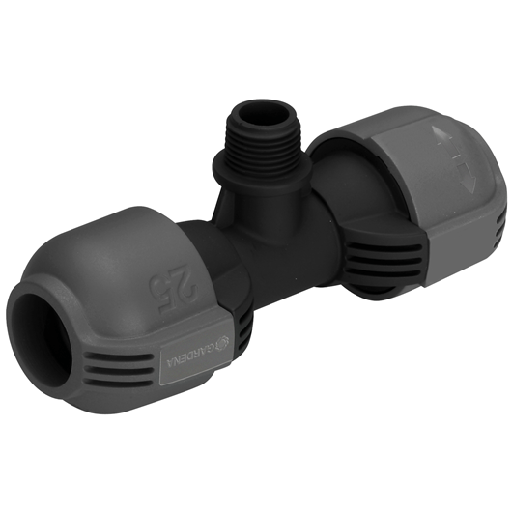 [GAR-2786-20] GARDENA T-stuk 25 mm x 1/2" buitendraad
