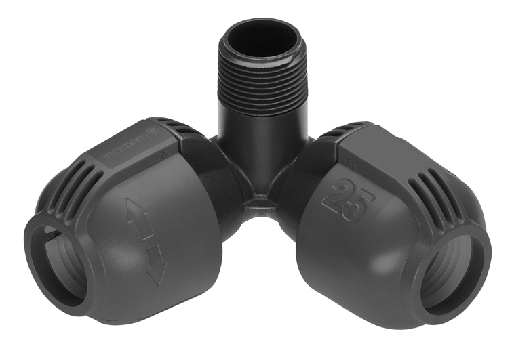 [GAR-2783-20] GARDENA Hoekstuk 25 mm x 3/4" buitendraad