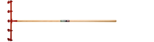 [12-005108] Tracteur de semis 5 dents réglables avec poignée facile à semer