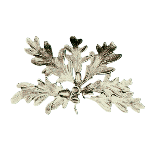 [FRI-33326-08] Feuilles de chêne NICKEL pour l'vertrophie - 1 pc