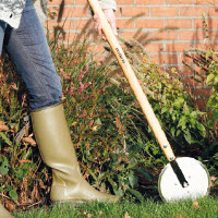 [12-007836] Gazonafboorder met wiel D-steel