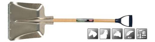 [12-005105] Pelle à rebord aluminium