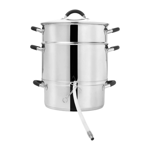 [13-009948] Natursaft ontsapper - ca. 9 L / 28 cm - inox