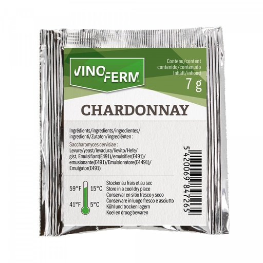 [13-009982] Zelf wijn maken - korrelgist vinoferm chardonnay - 7 g