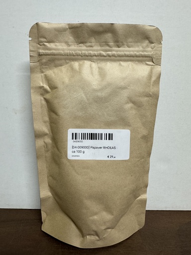 [04-009000] Papaver RHOEAS - ca 100 g