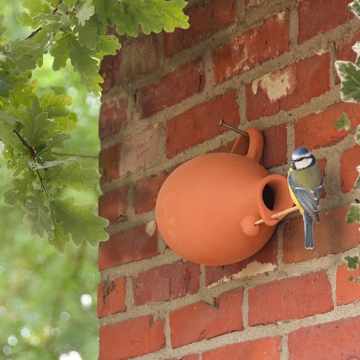 [ESSCHERT NK11] Vogelpot kruik mezen en mussen