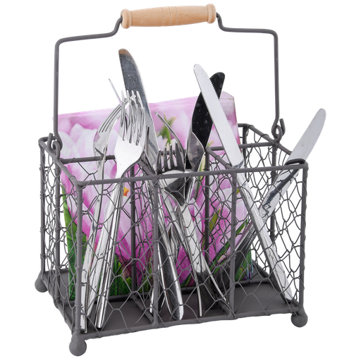 [ESS-C2112] Decoratie BESTEK- EN SERVIETHOUDER 