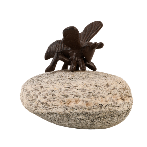 [ESS-BEE013] Décoratif ABEILLE SUR GALET