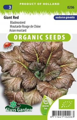 [01-000206] Bladmosterd RED GIANT (BIO) - ca 350 z