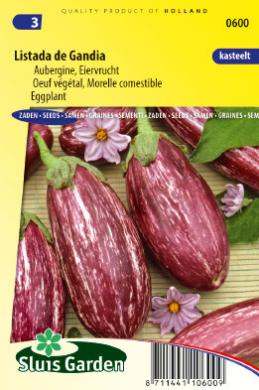 [01-000600] Aubergine LISTADA DE GANDIA - ca 23 z