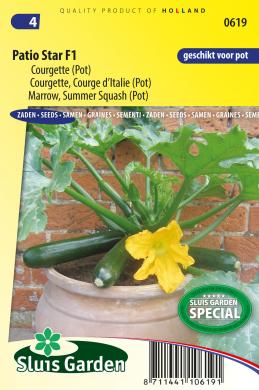 [01-000619] Groene courgette PATIO STAR F1 - ca 10 z