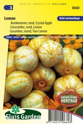 [01-000660] Ronde komkommer LEMON CHRISTAL APPLE - ca 15 z