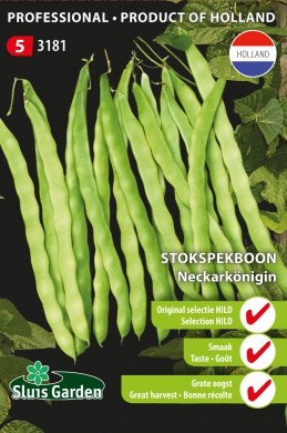 [01-003181] Haricots à rames à couper NECKARKÖNIGIN - ca 60 g