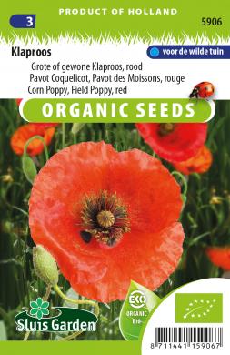 [01-005906] Papaver rhoeas KLAPROOS (BIO) - ca 3000 z