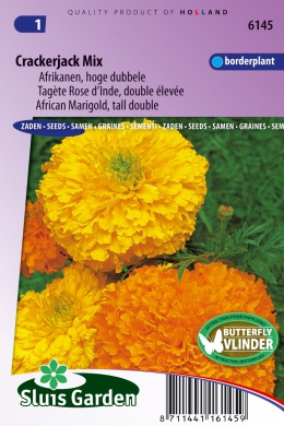 [01-006145] Tagetes erecta of afrikaan CRACKERJACK mix - ca 150 z