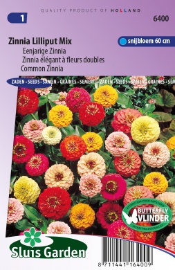 [01-006400] Zinnia elegans LILLIPUT mix - ca 170 z
