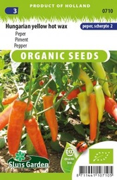 [01-000710] Peper bio HUNGARIAN YELLOW HOT WAX - ca 25 z