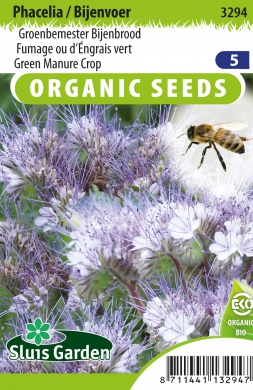 [01-003294] Phacelia/Bijenvoer (BIO) - ca 60 g - 70 m²
