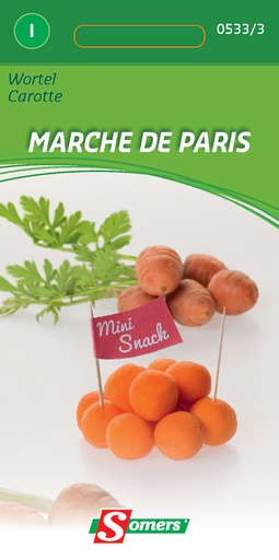 [03-005333] Carottes MARCHÉ DE PARIS - ca 3 g