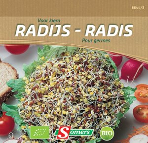 [03-066443] Kiemgroenten RODE RADIJS (BIO) - ca 25 g